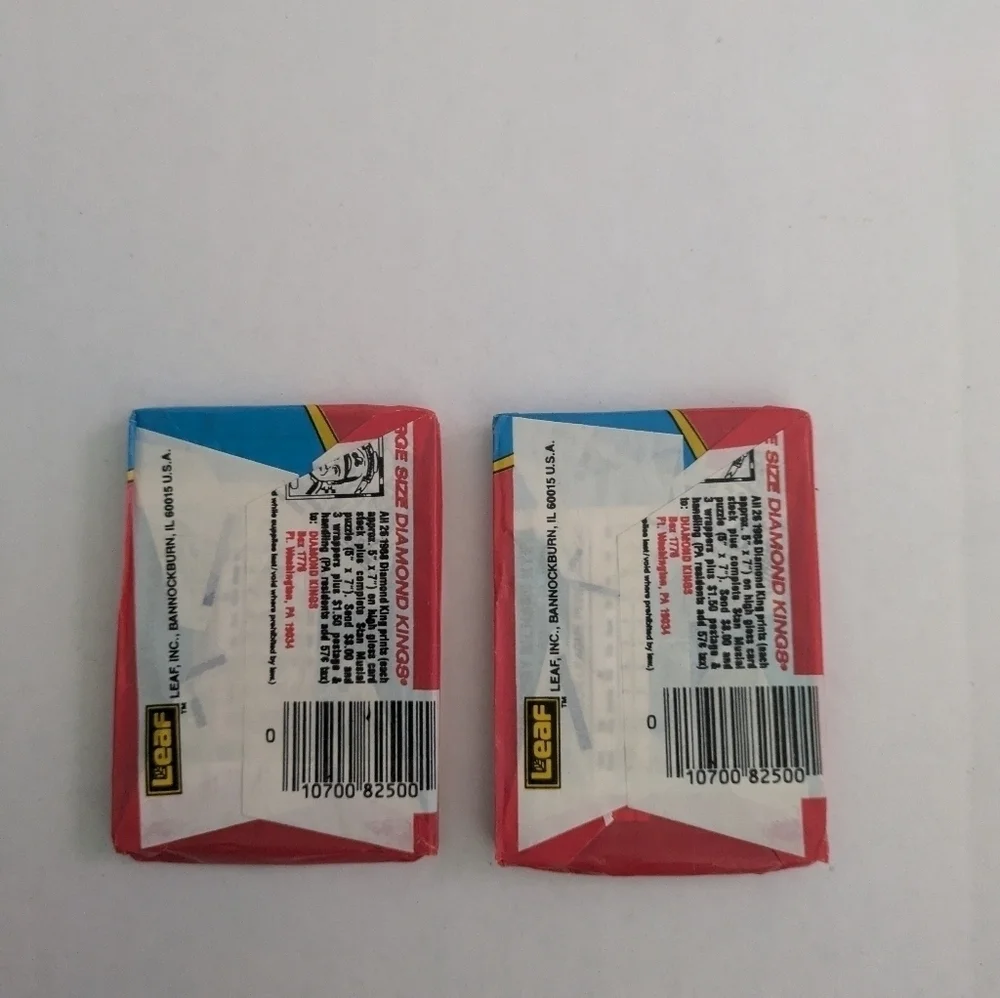 2 packs of unopened Baseball Cards,marked 1988.